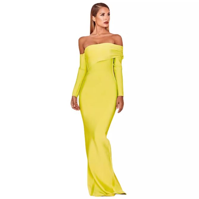 Women's Irregular One Shoulder Split Bandage Dress